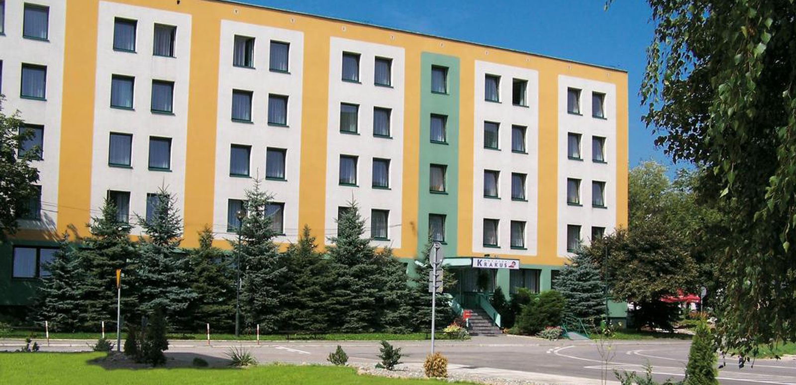 KRAKUS viešbutis Krokuvoje apgyvendinimas restoranas atostogų vandens parkas Krokuvoje